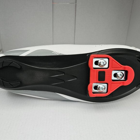 Tommaso Cycling Spin Shoes Women's White 10 Pista 100 + Delta Road Indoor - Picture 5 of 6
